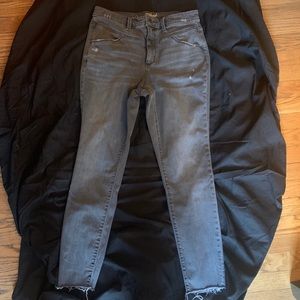 Universal thread light black wash high rise skinny jeans